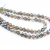 Natural Blue Fire Labradorite Round Cut Faceted Beads Strand Length 9 Inches and Size 6.5mm approx.